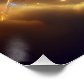 ファンタジーキュートバタフライベビーゾウ ポスター (コーナー)