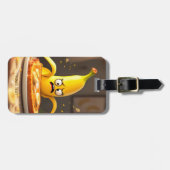 ファンタジーキュートバターバナナトースト ラゲッジタグ (正面横)