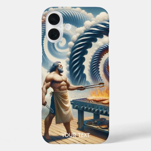 ファンタジーキュートヒロイックグリルパパ Case-Mate iPhoneケース (裏面)