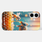 ファンタジーキュートビーズママベビー Case-Mate iPhoneケース (裏面 (横))
