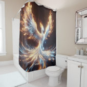 ファンタジーキュートフェニックスファイアーリボーン シャワーカーテン (インサイチュ)