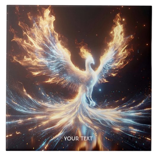 ファンタジーキュートフェニックスファイアーリボーン タイル (正面)