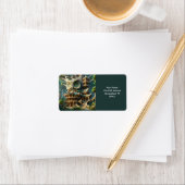 ファンタジーキュートフクロウツリーハウス ラベル (インサイチュ)