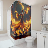 ファンタジーキュートフラメンコガール踊り シャワーカーテン (インサイチュ)