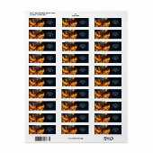 ファンタジーキュートフラメンコガール踊り ラベル (フルシート)