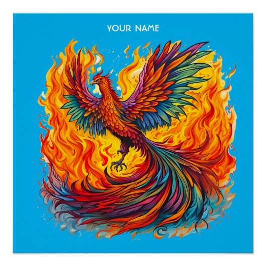 ファンタジーキュートライジングフェニックスフレイムス ポスター (正面)