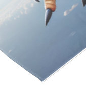 ファンタジーキュートルキーファイター飛行機 テーブルクロス (アングル)