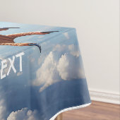 ファンタジーキュートルキーファイター飛行機 テーブルクロス (インサイチュ)