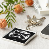 ファンタジーキュートルーン顔ムーン キーホルダー (側面)