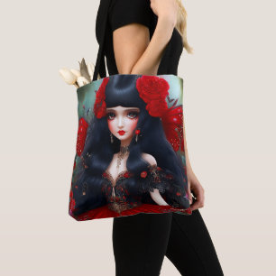 ファンタジーキュートレッドフェアリープリンセス トートバッグ