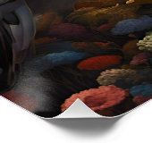 ファンタジーキュート威厳のあるヴィヴィヴィッド素晴らしアロス ポスター (コーナー)