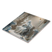 ファンタジーキュート幽霊バスルーム紙 タイル (側面)