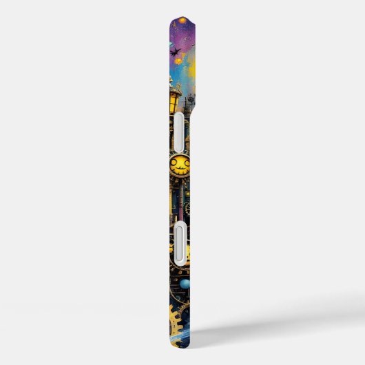 ファンタジーキュート抽象芸術スチームパンクシティ Case-Mate iPhoneケース (裏面 / 右)