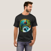 ファンタジーキュート火山陰陽 Tシャツ (正面フル)