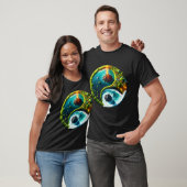 ファンタジーキュート火山陰陽 Tシャツ (ユニセックス)
