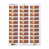 ファンタジーキュート燃えるフェニックスが登場 ラベル (フルシート)