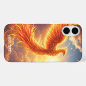 ファンタジーキュート燃えるフェニックスが登場 Case-Mate iPhoneケース (裏面 (横))