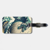 ファンタジーキュート神話竜日本の竜 ラゲッジタグ (裏面横)