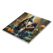 ファンタジーキュート鮮やかなエジプト神女 タイル (側面)