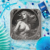 ファンタジーキュート鮮やかなギリシャ女神美しい ペーパープレート (パーティー)