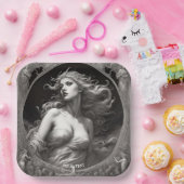 ファンタジーキュート鮮やかなギリシャ女神美しい ペーパープレート (パーティー)