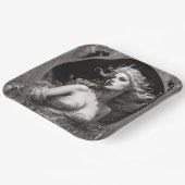 ファンタジーキュート鮮やかなギリシャ女神美しい ペーパープレート (傾斜あり)