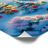 ファンタジーキュート鮮やかなクリスマスフェアワイタリービレッジ ポスター (コーナー)