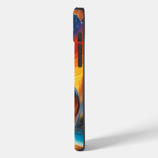 ファンタジーキュート鮮やかなボトル火災宇宙 Case-Mate iPhoneケース (裏面 / 左)