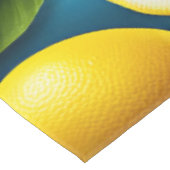 ファンタジーキュート鮮やかなレモンメレンゲパイ テーブルクロス (アングル)