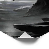 ファンタジーキュート鮮やかな暗黒の怖い天使 ポスター (コーナー)