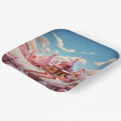 ファンタジーギンガーブレッドハウスキャンディ1 ペーパープレート (傾斜あり)