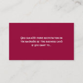 ファンタジークイーンデザイン2名刺 名刺 (裏面)