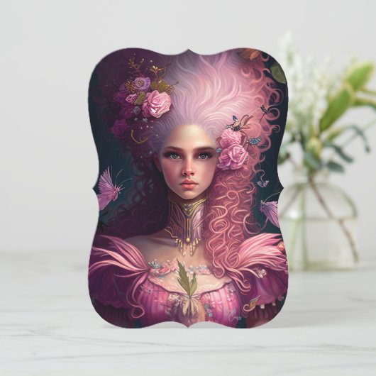 ファンタジークイーンロコレディーフラットカード (スタンド正面)