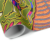 ファンタジークナインディアンモラトライバルギフトラップ ラッピングペーパー (ロールコーナー)