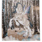 ファンタジークライデールホースフェアリー シャワーカーテン (正面)