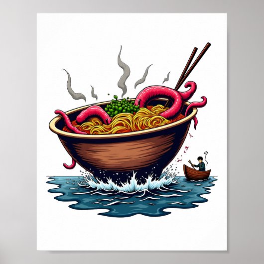 ファンタジークラーケンラーメンモンスターボウル ポスター (正面)