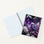 ファンタジークリスタル – 庭の花鳥 ノートブック (内部)