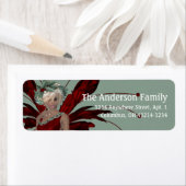 ファンタジークリスマスフェアリー住所 シール – ブロンド (インサイチュ)