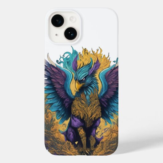 ファンタジークリーチャーと魔法のariPhone / iPadケース Case-Mate iPhoneケース (裏面)