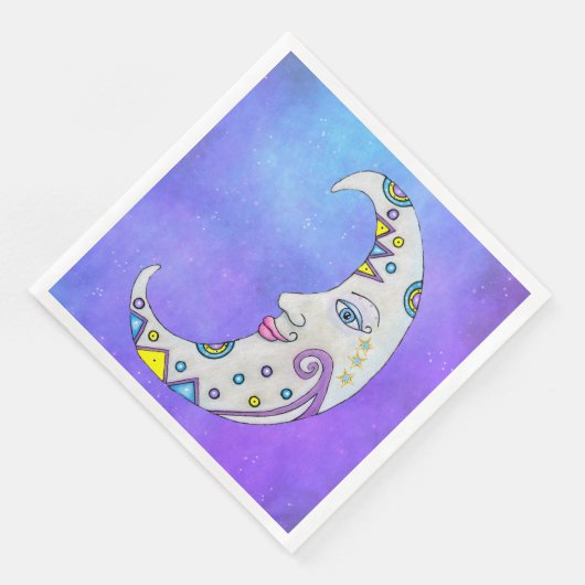 ファンタジークレセントムーンカラフル顔スカイ (コーナー)