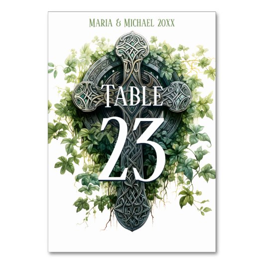 ファンタジークロステーブル番号カード テーブルナンバー (裏面)