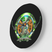 ファンタジークンフー ラージ壁時計 (傾斜)