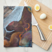 ファンタジーグラフィティスノーウィークフクロウ キッチンタオル (四つ折り)