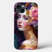 ファンタジーグラム女ポップ・アートの性アートケースメイトiPhoneケース Case-Mate iPhoneケース (裏面)