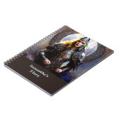 ファンタジーケルトの戦士の女王 ノートブック (左側)