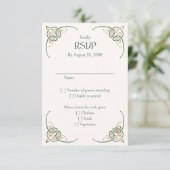 ファンタジーケルト中世結婚の 出欠カード (スタンド正面)