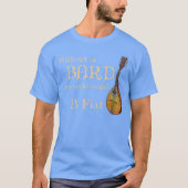 ファンタジーゲームプレイヤー向けバードクラスジョーク Bフラットプ Tシャツ (正面)