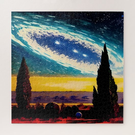 ファンタジーコズミックバレエ風景 ジグソーパズル (横)