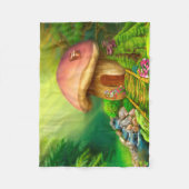 ファンタジーコテージハウス フリースブランケット (正面)