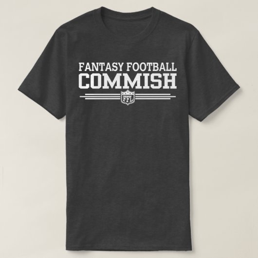 ファンタジーコミおもしろいファンタジー連盟委員会 Tシャツ (デザイン正面)